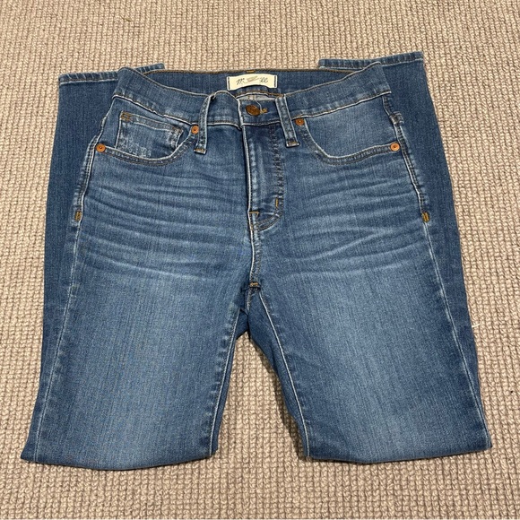 Madewell 9” High-Rise Skinny Crop Jeans in Delmar Wash: Eco Edition (24) - Picture 11 of 12